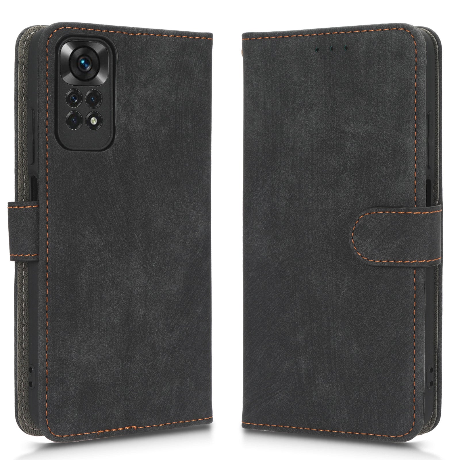 For Xiaomi Redmi Note 11 4G (Qualcomm) Note 11S 4G RFID Blocking Full Coverage PU Leather Phone Case Protective Magnetic Mobile Phone Cover with Wallet Stand For Xiaomi Redmi Note 11 4G (Qualcomm) Note 11S 4G RFID Blocking Full Coverage PU Leather Phone Case Protective Magnetic Mobile Phone Cover with Wallet Stand